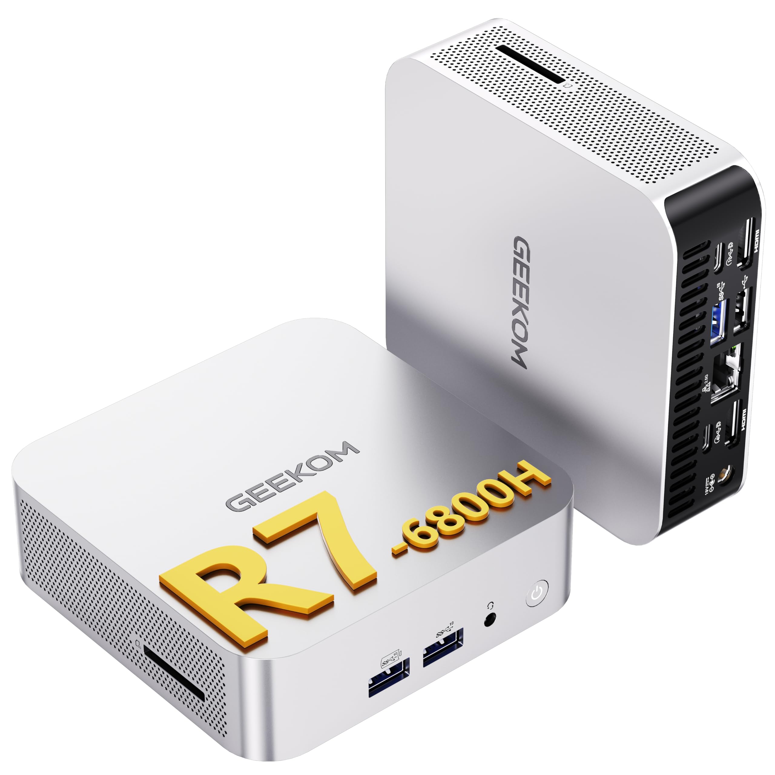 【美品】GEEKOM A6 ミニPC AMD Ryzen 7 6800H GEEKOM NUC A6 ミニPC |AMD Ryzen R7-6800H 搭載